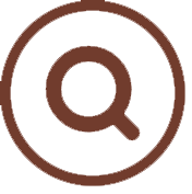 Terrakotta Suche Icon